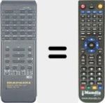 Comando &agrave; dist&acirc;ncia substituto de RC-43 (482221830467)