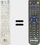 Comando &agrave; dist&acirc;ncia substituto de 6711R1P090F