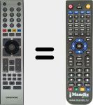 Comando à distância substituto de TP7 Netflix (759551787500)