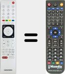 Comando à distância substituto de TS5 NETFLIX (759551840000)