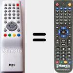 Comando à distância substituto de 83E