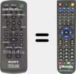 Comando &agrave; dist&acirc;ncia substituto de RM-AMU166 (A1920726A)