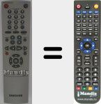 Comando &agrave; dist&acirc;ncia substituto de 00048C (AC5900048C)