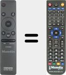 Comando à distância substituto de Harman/Kardon (AH81-09773A)