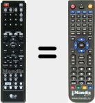 Comando à distância substituto de AKB36087601