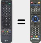 Comando &agrave; dist&acirc;ncia substituto de AKB69680403