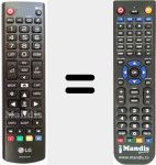 Comando &agrave; dist&acirc;ncia substituto de AKB74915325