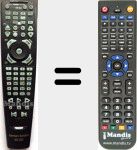 Comando à distância substituto de AVR3550