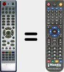 Comando &agrave; dist&acirc;ncia substituto de DDR-V7-D1