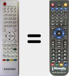 Comando &agrave; dist&acirc;ncia substituto de ANS002