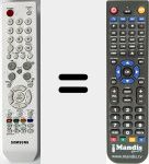 Comando &agrave; dist&acirc;ncia substituto de BN59-00555A