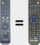 Comando &agrave; dist&acirc;ncia substituto de TM86 (BN59-00624A)