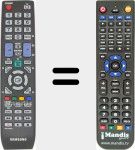 Comando &agrave; dist&acirc;ncia substituto de BN59-00939A