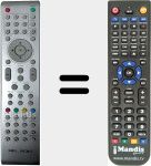 Comando à distância substituto de BSV2690