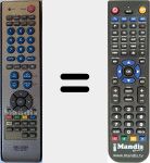 Comando &agrave; dist&acirc;ncia substituto de BSV4285I