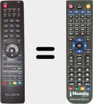 Comando &agrave; dist&acirc;ncia substituto de RC036