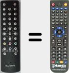 Comando à distância substituto de WebTV-2
