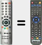 Comando &agrave; dist&acirc;ncia substituto de CT-90126