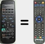 Comando &agrave; dist&acirc;ncia substituto de CU-VSX167 (AXD7243)