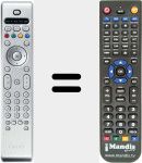 Comando &agrave; dist&acirc;ncia substituto de RC4339-01