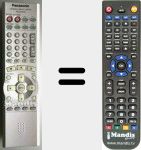 Comando &agrave; dist&acirc;ncia substituto de EUR7622X20