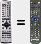 Comando &agrave; dist&acirc;ncia substituto de EUR7624KC0