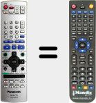 Comando &agrave; dist&acirc;ncia substituto de EUR7720KM0