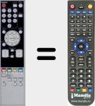 Comando &agrave; dist&acirc;ncia substituto de NF000UD