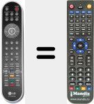 Comando &agrave; dist&acirc;ncia substituto de 6710T00003E