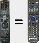 Comando &agrave; dist&acirc;ncia substituto de AKB74095501