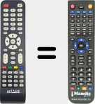 Comando à distância substituto de MIE020V25
