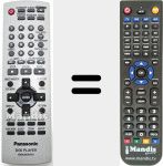 Comando à distância substituto de N2QAJB000091