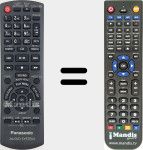 Comando &agrave; dist&acirc;ncia substituto de N2QAYB000637