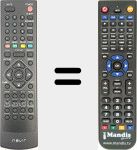 Comando &agrave; dist&acirc;ncia substituto de NVR7800TT10