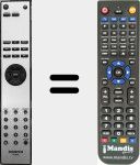 Comando &agrave; dist&acirc;ncia substituto de RC-822C