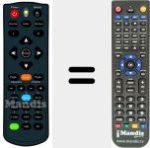 Comando à distância substituto de DX5100