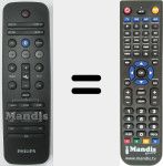 Comando à distância substituto de 996580007897