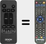 Comando à distância substituto de RC-1230 (30701026600AD)