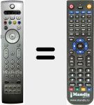 Comando &agrave; dist&acirc;ncia substituto de RC431001S (242254900487)