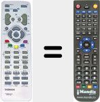 Comando à distância substituto de RCT 311 AC 1 (21361180)