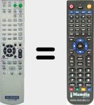 Comando &agrave; dist&acirc;ncia substituto de RM-AAU 006 (147969211)