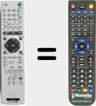 Comando &agrave; dist&acirc;ncia substituto de RMT-D232P (147966012)