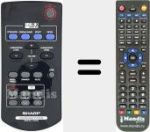 Comando à distância substituto de Sound Bar System (RRMCGA177AWSA)