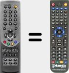 Comando &agrave; dist&acirc;ncia substituto de RS-505