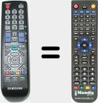 Comando &agrave; dist&acirc;ncia substituto de BP59-00138B