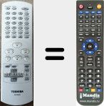 Comando &agrave; dist&acirc;ncia substituto de SE-R0090 (6711R2N082A)