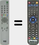 Comando à distância substituto de RM947 (147861421)