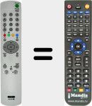 Comando à distância substituto de RM 947 (147861422)