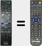 Comando &agrave; dist&acirc;ncia substituto de RM-ADP120 (149277711)