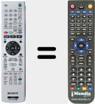 Comando &agrave; dist&acirc;ncia substituto de RMT-D233P (147965911)